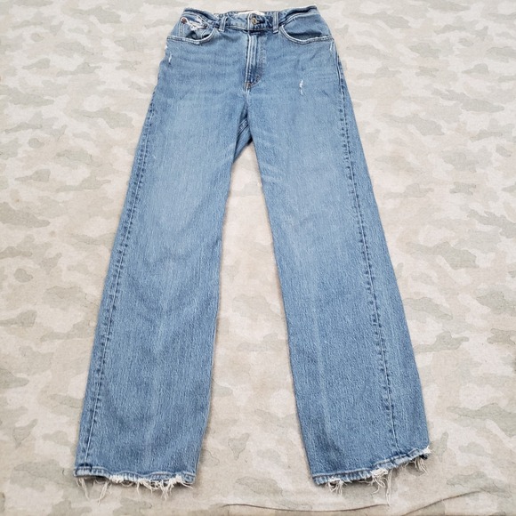 Abercrombie & Fitch Denim - Abercrombie and Fitch Jeans Womens 26/2 Blue Pockets Denim Medium Wash